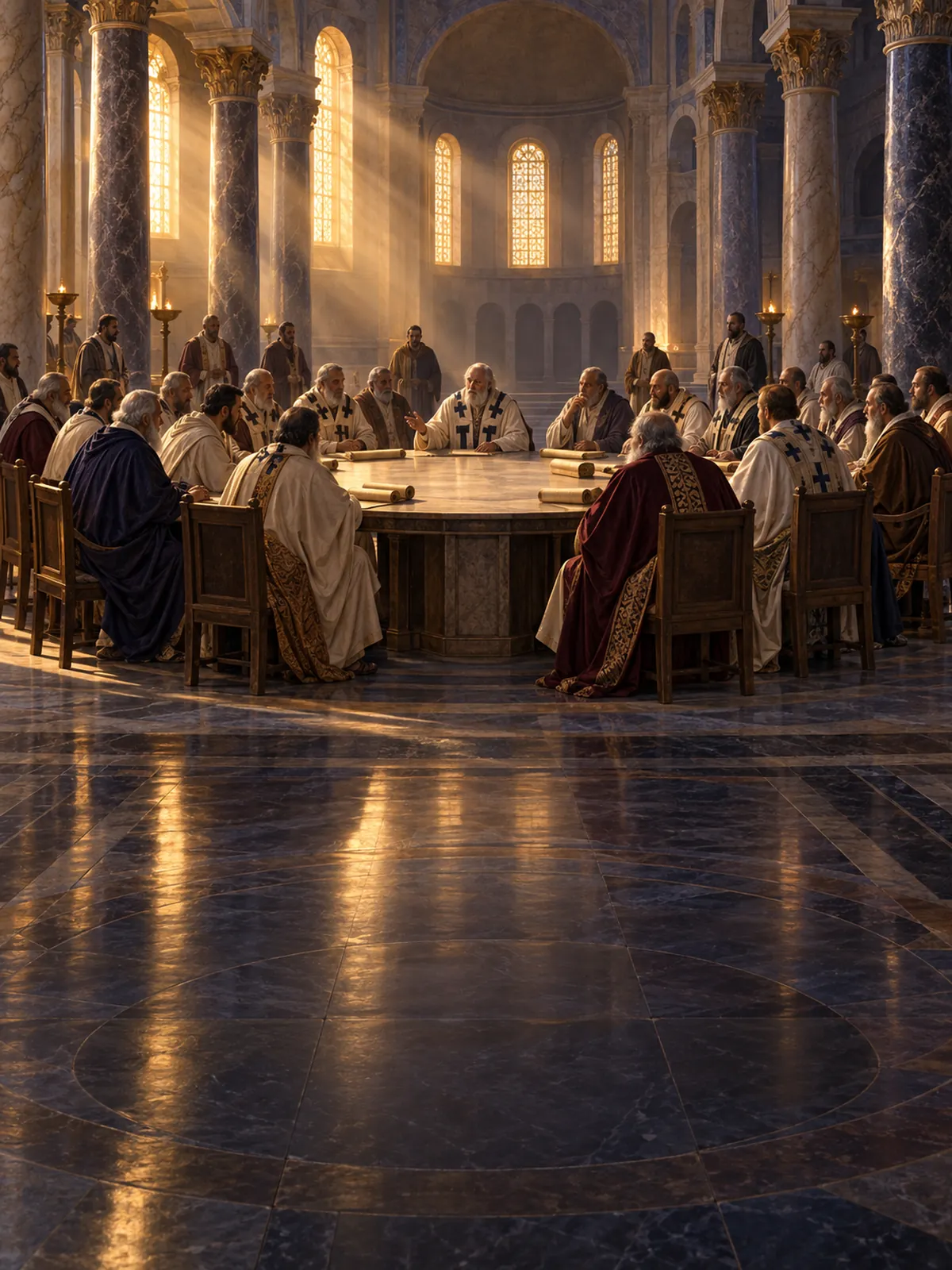 Illustration accompanying council of nicaea