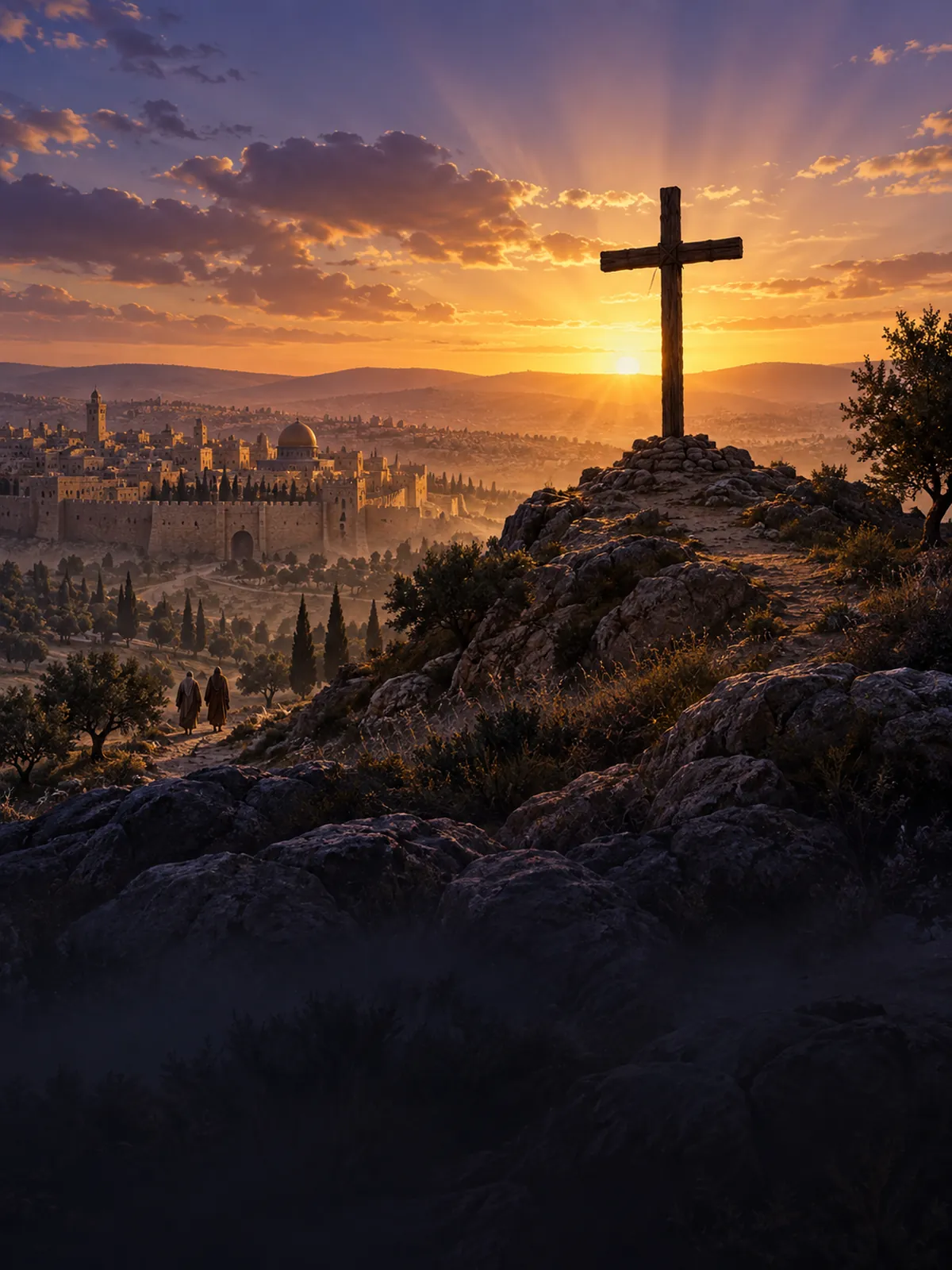 Illustration accompanying life of jesus