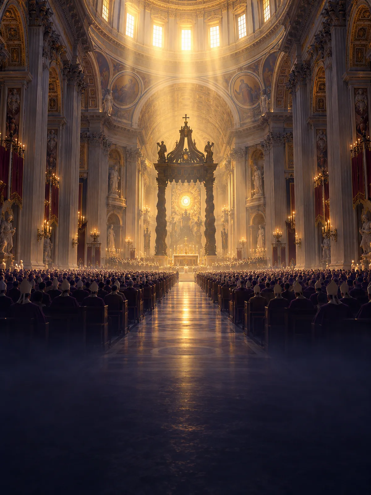Illustration accompanying second vatican council