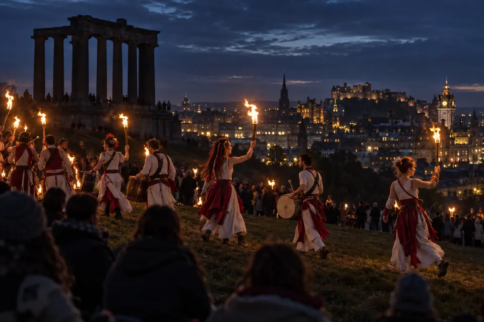 Calton Hill fire festival