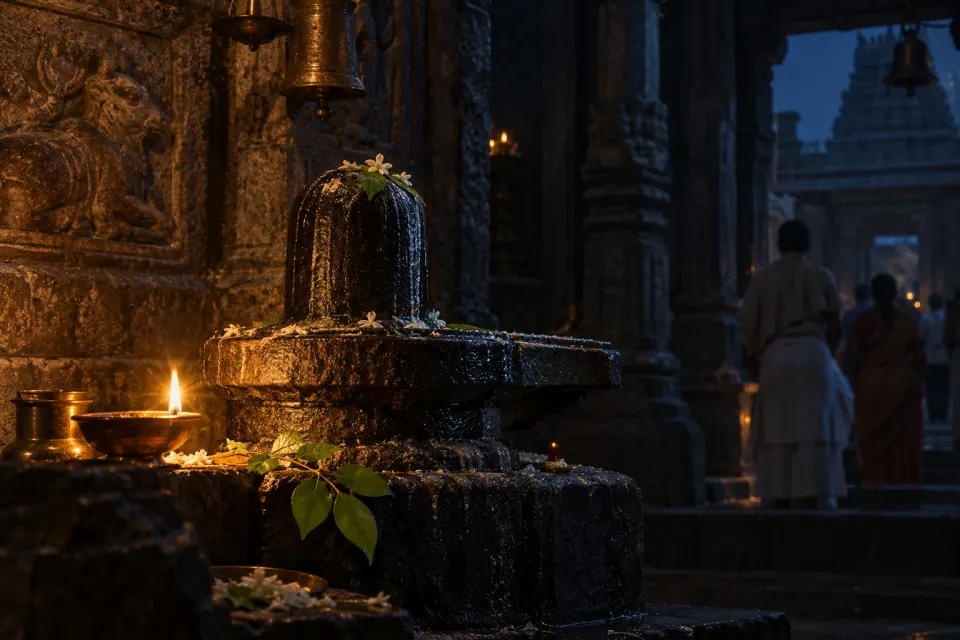 the linga of light, hunter in the bilva tree