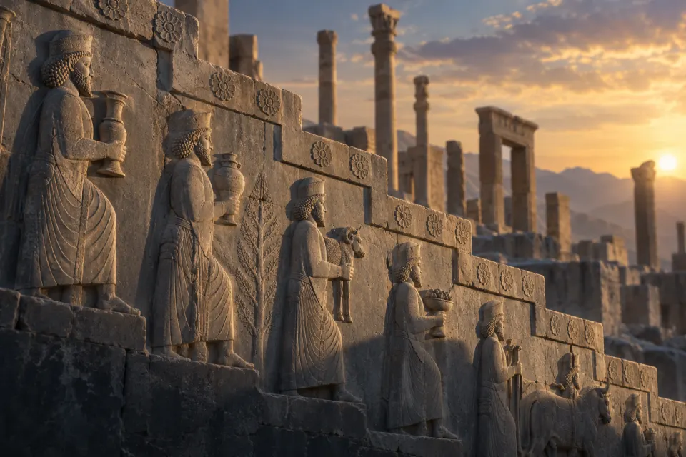 tribute procession at Persepolis