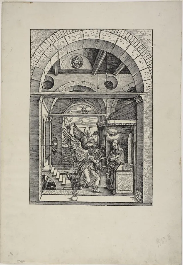 The Annunciation, from The Life of the Virgin