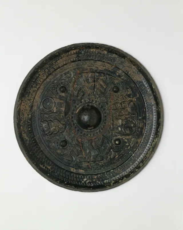 Mirror with Images of Daoist Deities