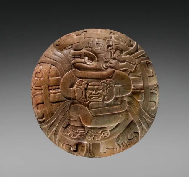 Plate with Supernatural Being