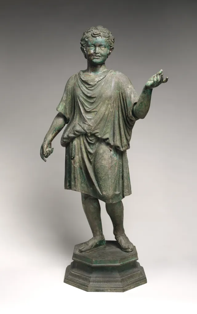 Bronze statue of a camillus (acolyte)