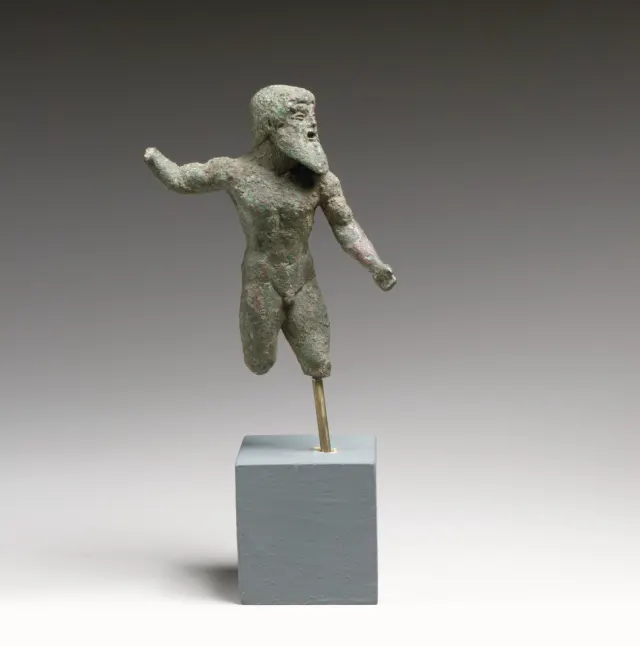 Bronze statuette of Zeus or Poseidon