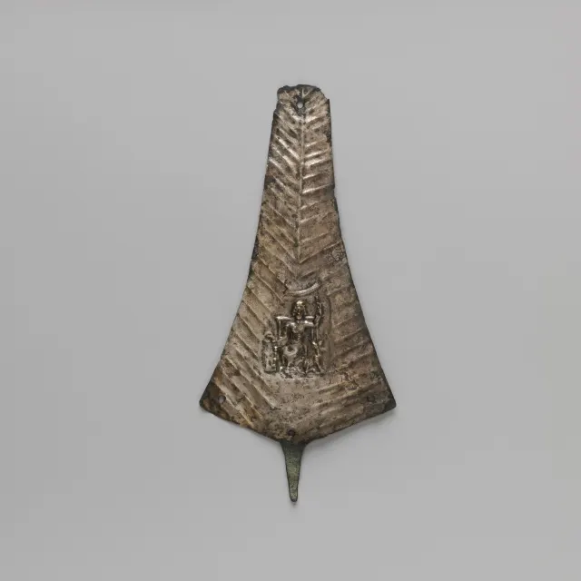 Silver votive plaque
