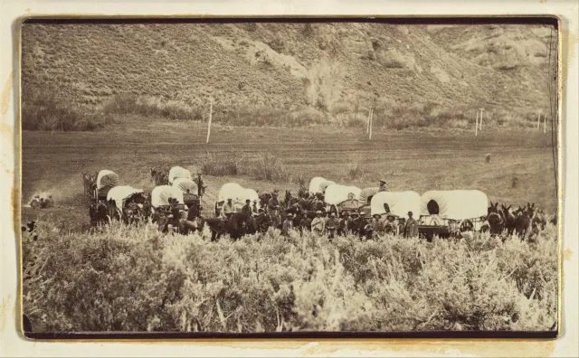 Mormon Emigrant Train, Echo Canyon