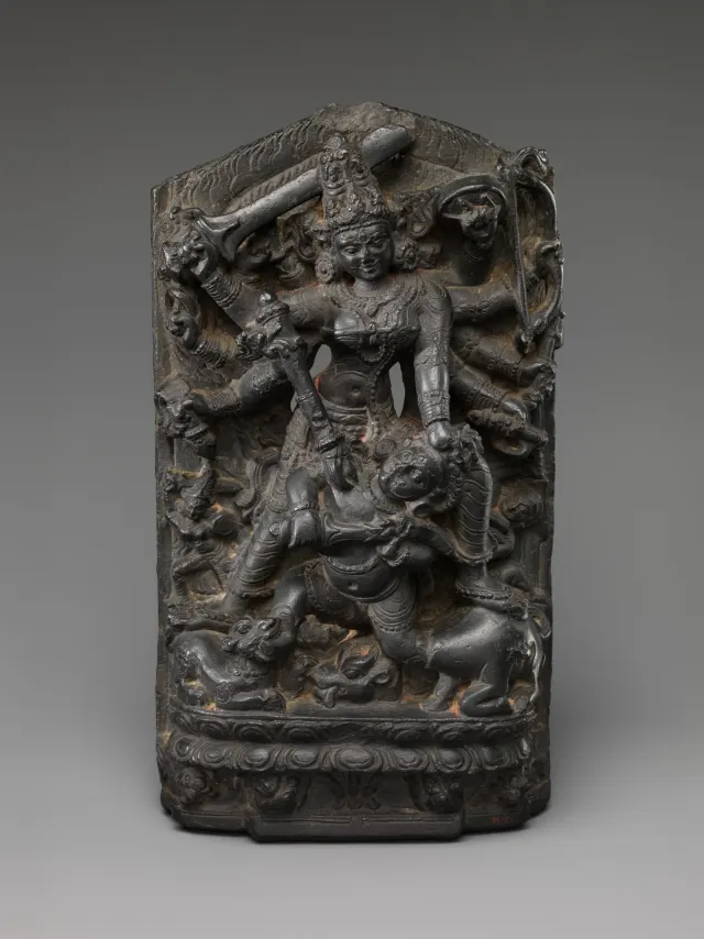 The Goddess Durga Slaying the Buffalo Demon (Mahishasura Mardini)
