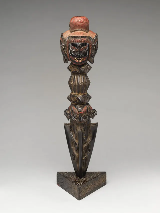 Ritual Dagger (Phurba) and Stand