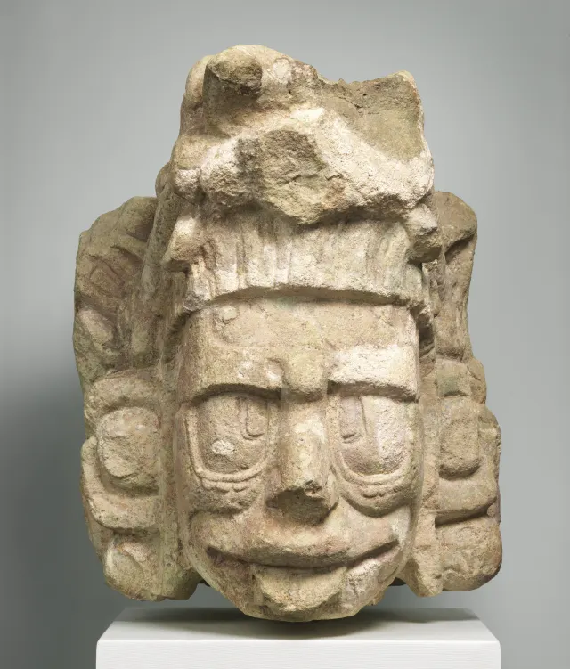Head of a solar deity